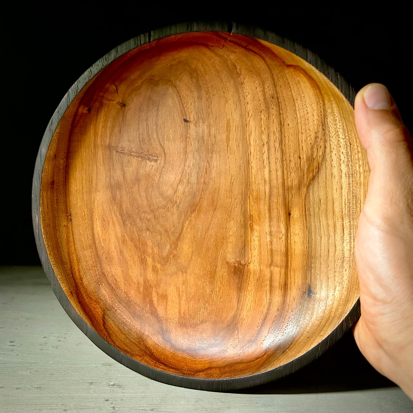 Charred Pecan Plate
