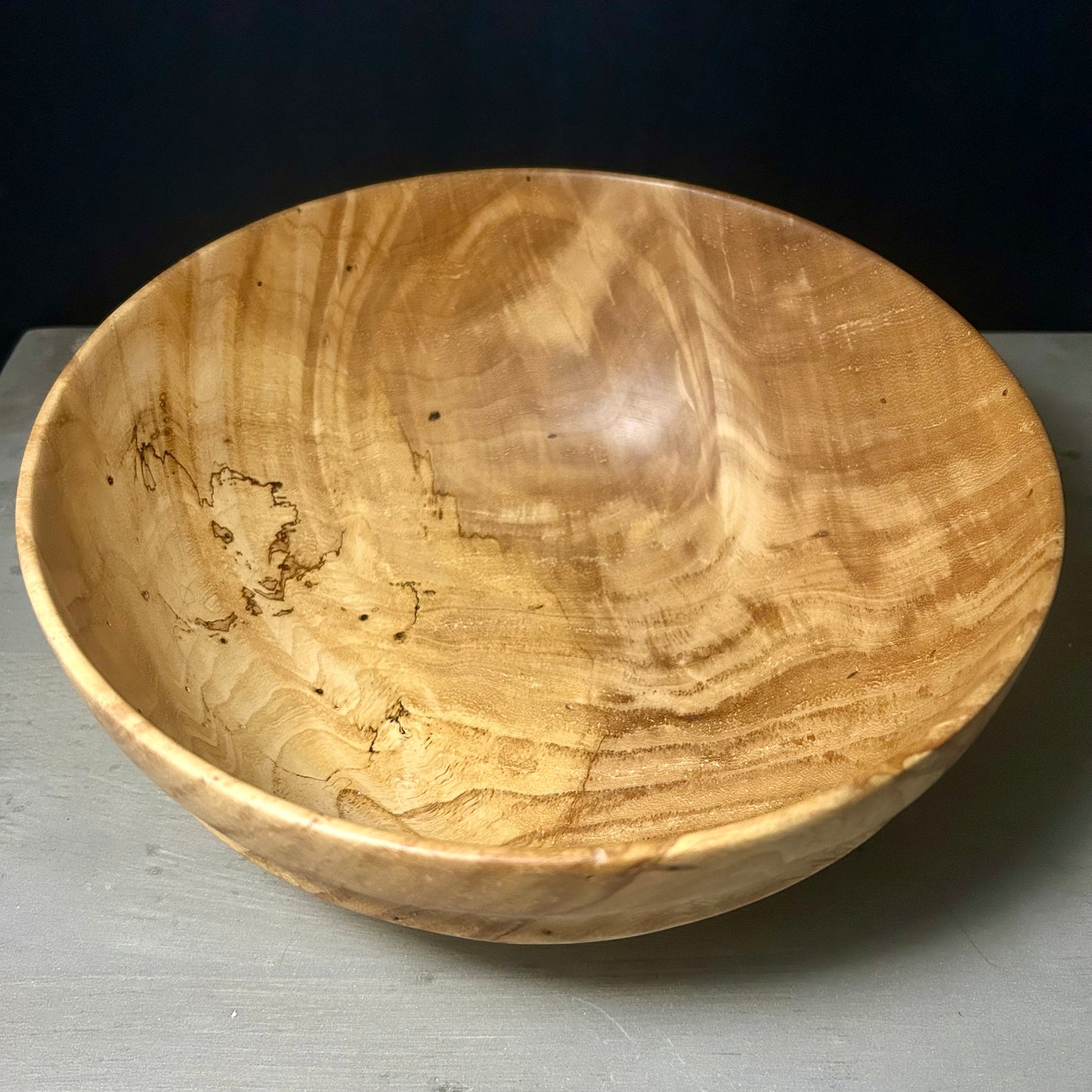 Curly Ash Bowl with Feet - Large