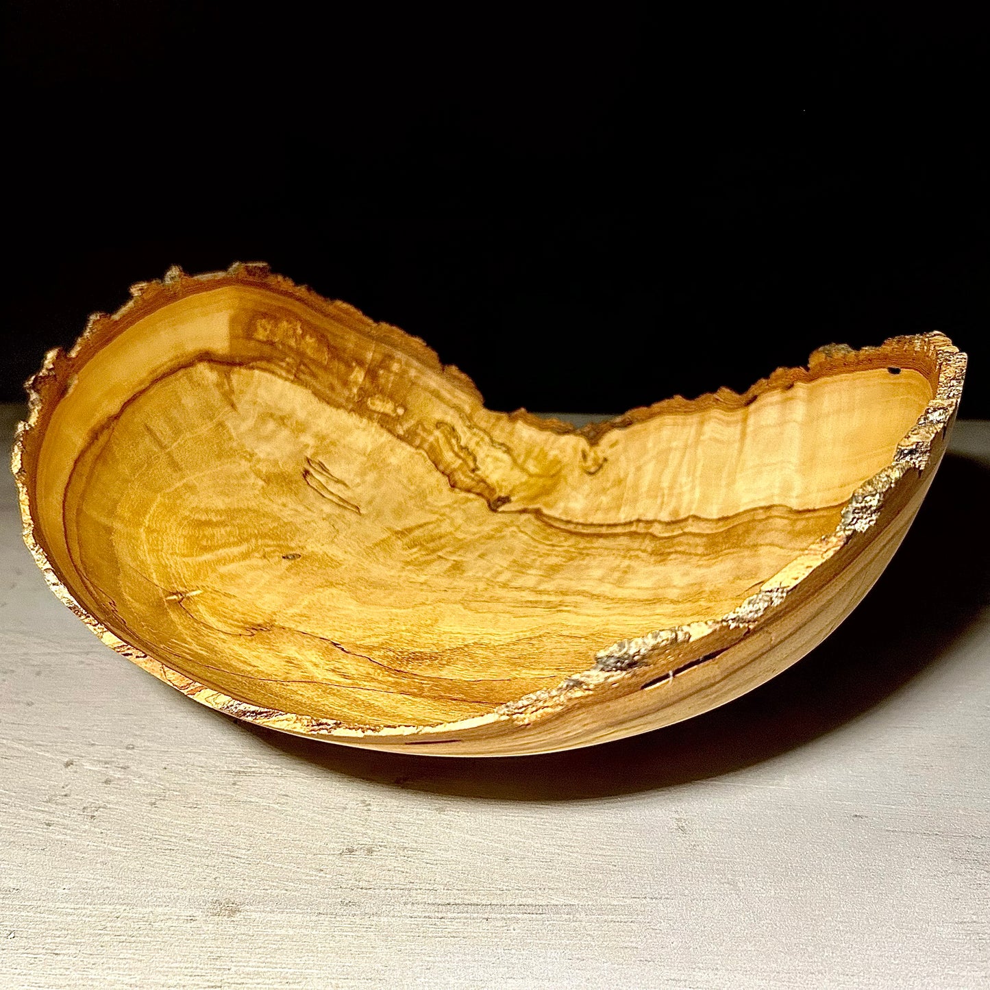 Live-edge, Ash Bowl - Medium