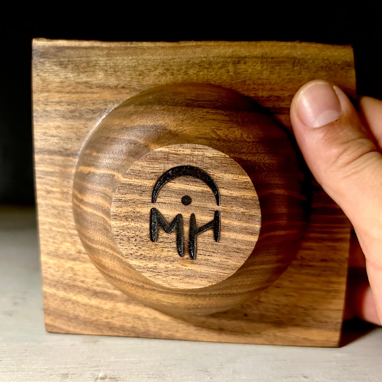 Black Walnut Bowl - Small, Square Rim